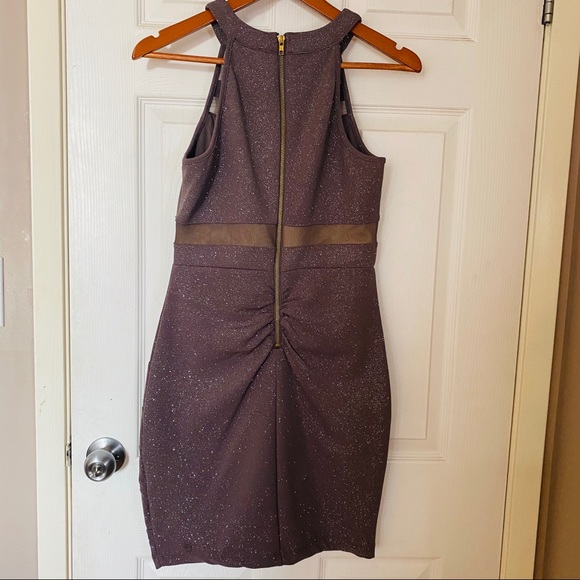 Sparkle Knit Halter Cocktail Dress (Size S) - Picture 5 of 6